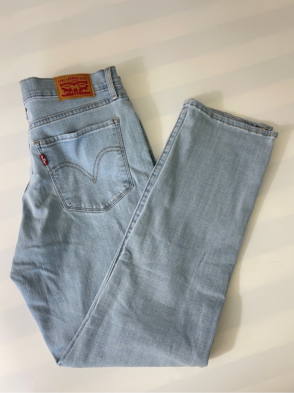 Levi's Light Blue Vintage-Inspired Straight Jeans W29L30